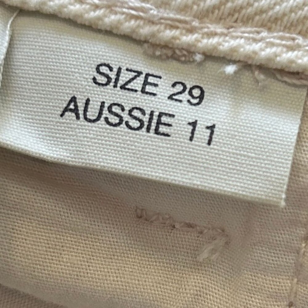 ROLLA'S Original High Rise Straight Jeans in Off White Size 29 Great condition - Picture 11 of 12